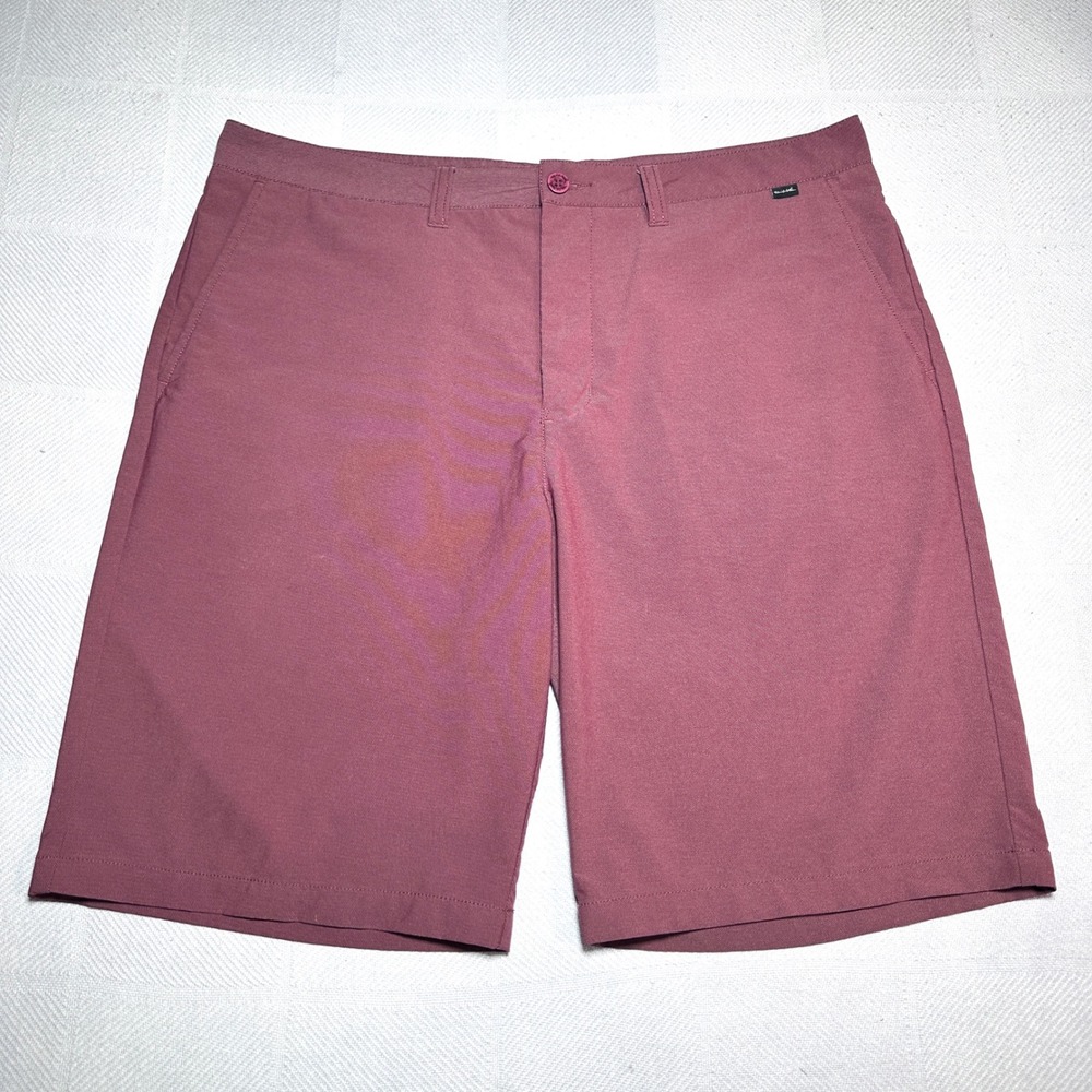 Travis Mathew Beck Golf Shorts Mens 38 Performance Stretch Flat Front Pink